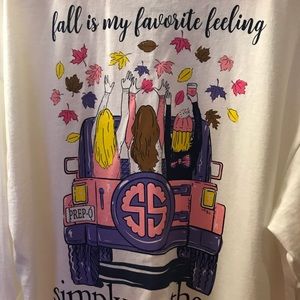 Simply Southern Fall Long-Sleeve Tee WITH FLAW
